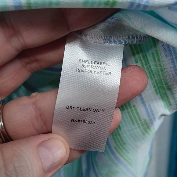 NWT/Bag Emily McCarthy Loli Top Blouse SZ XS Zig Zag Pattern Buttons $180 MSRP - Picture 12 of 14